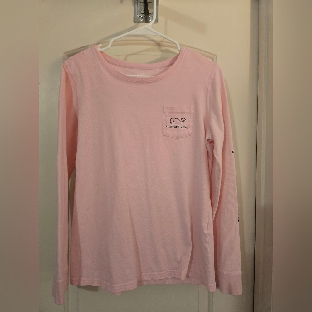 Ladies Vineyard Vines Long Sleeve Pink